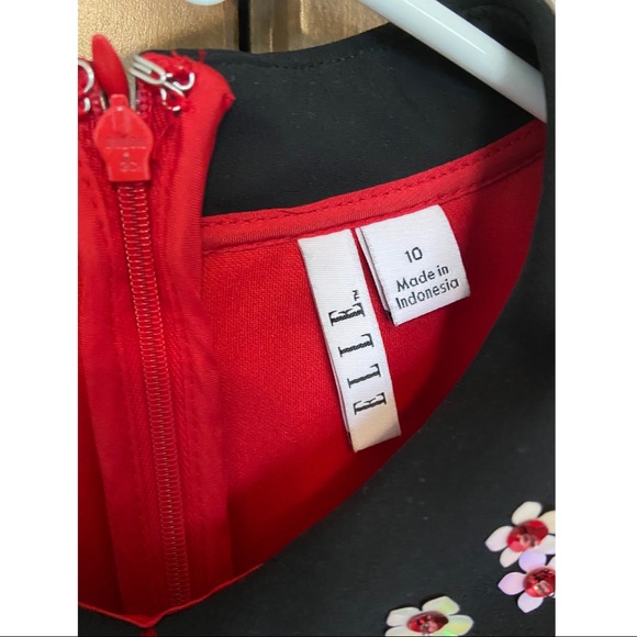 Elle Embellished Fit and Flare Dress Size 10 - Picture 9 of 10